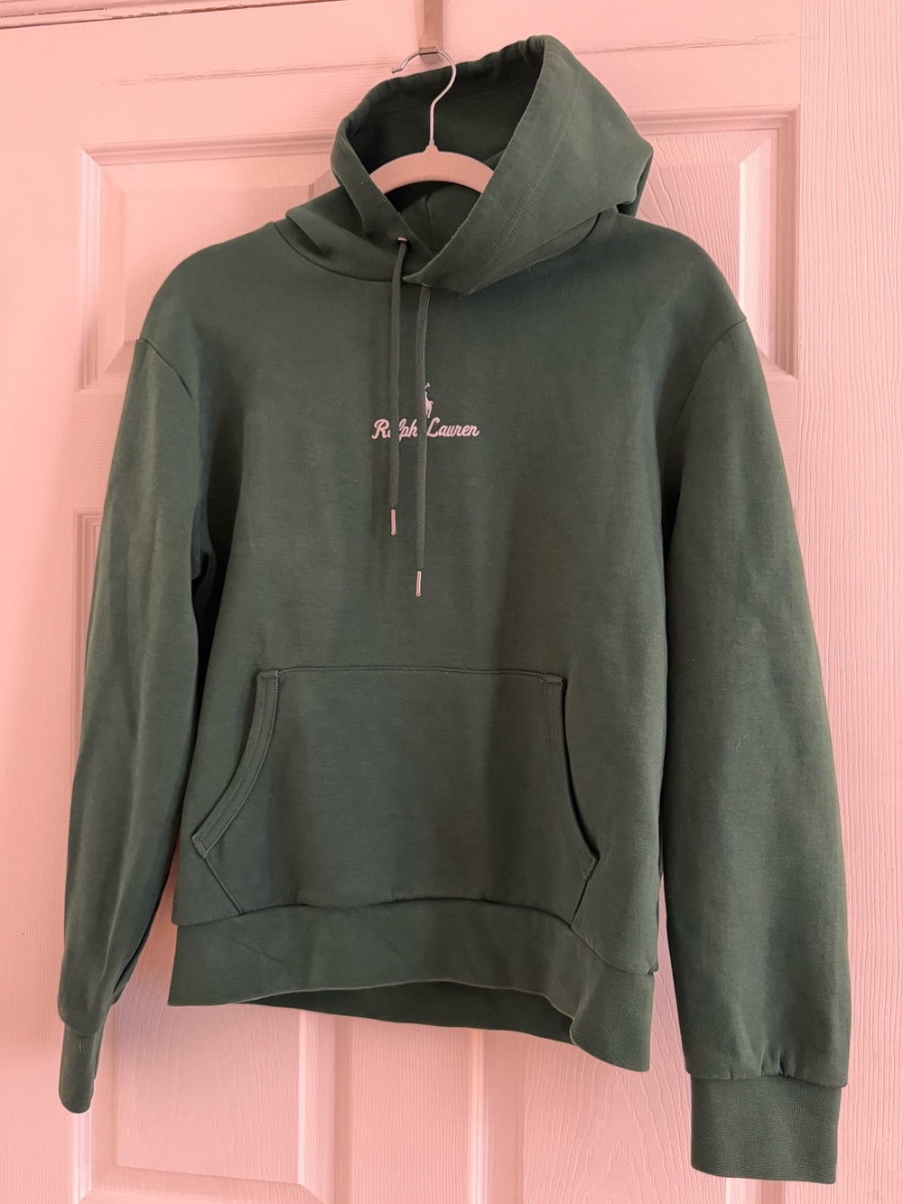 Polo by Ralph Lauren Forest Green Hoodie with Logo Label